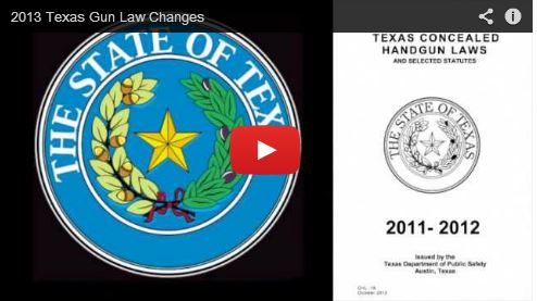 2013 Texas Gun Law Changes