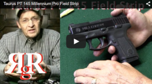 This is a video on how to field strip the Taurus PT 145 Millennium Pro; the discontinued in 2013 compact conceal carry .45 caliber by Taurus. 